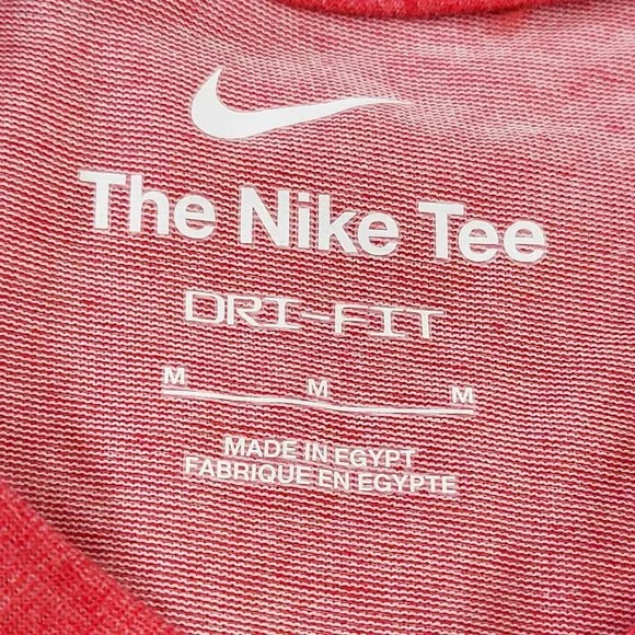 Nike Dri-Fit T-Shirt Men's Training Running Sport Athletic Red Swoosh CZ9724-672 - Picture 7 of 7